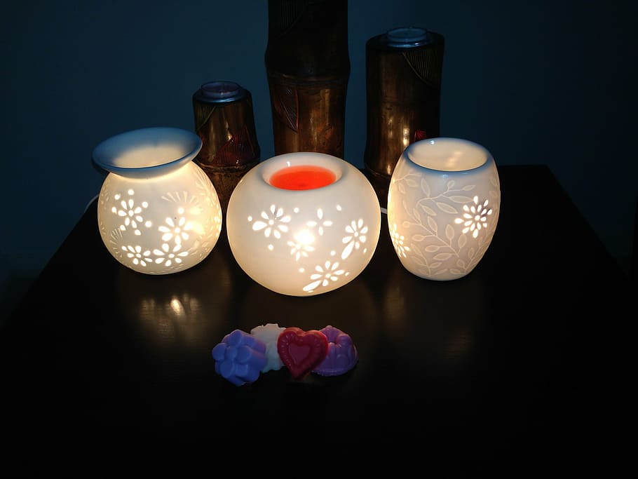 candles, light, glowing, romantic, illuminated, lighting equipment HD wallpaper