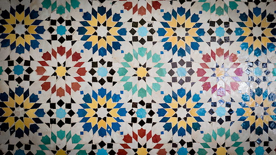 white and multicolored surface, blue, green, green, yellow HD wallpaper