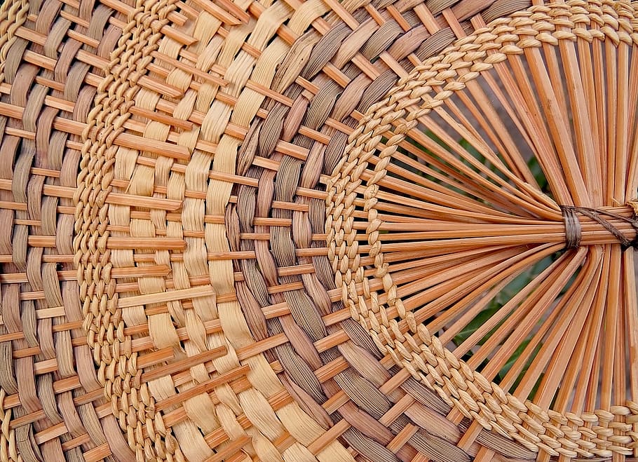 pattern, indigenous, colorful, decorative, amazon, wicker, wood - Material, HD wallpaper