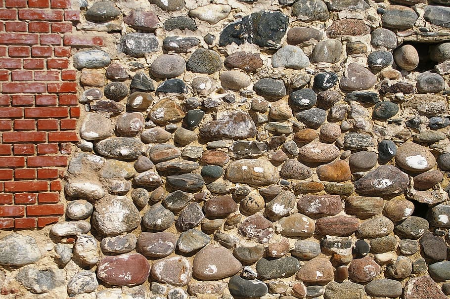 wall, cobbles, brick, bricks, full frame, no people, architecture HD wallpaper