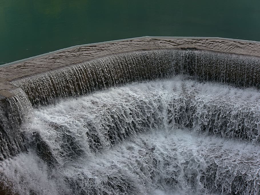 lechfall, füssen, waterfall, splash, motion, long exposure HD wallpaper