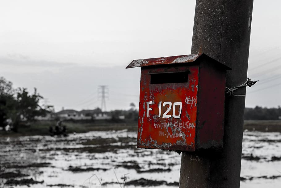 box, mail, delivery, package, mailbox, postage, postbox, red HD wallpaper