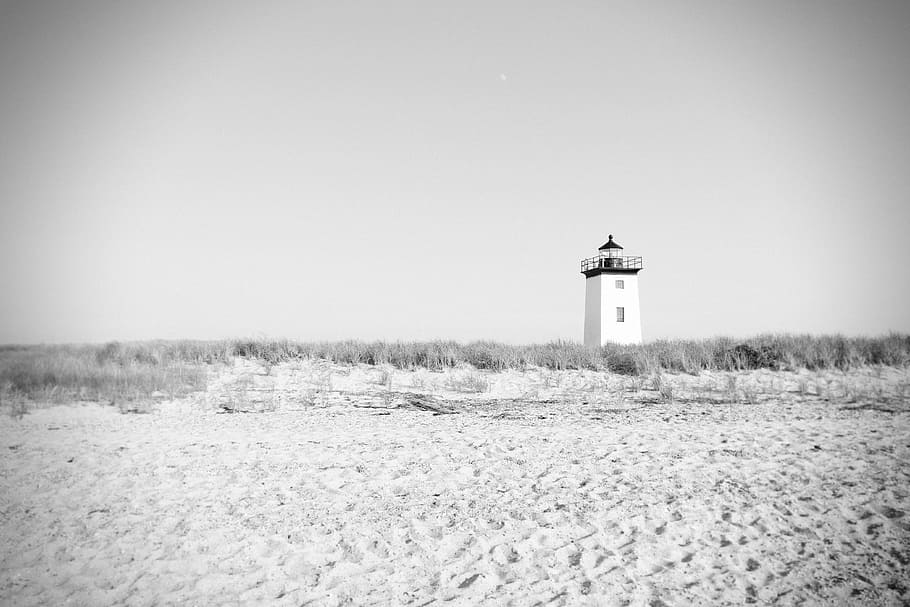 lighthouse, tower, beacon, navigation, coast, landmark, coastline HD wallpaper