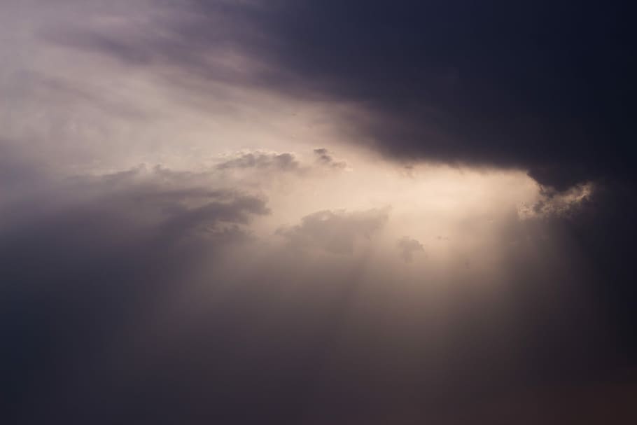 weather, sky, lighting, nature, blue, summer, white, cloud HD wallpaper