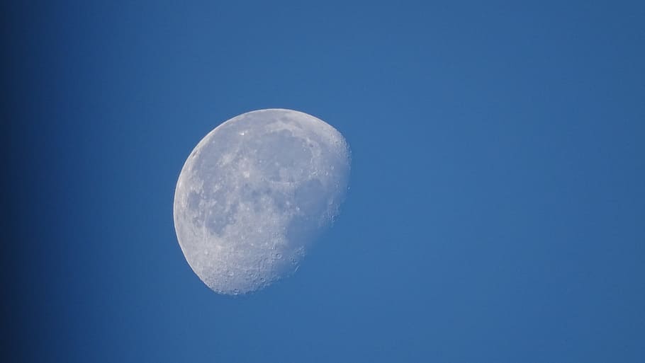 moon, full moon, night, space, nature, clear sky, moonlight HD wallpaper