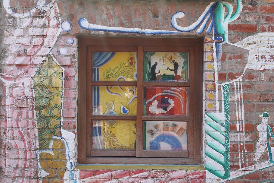 graffiti, scenery, humanities, architecture, built structure HD wallpaper