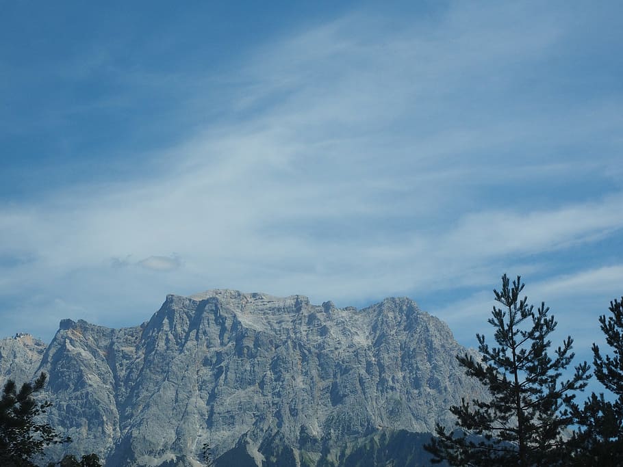 zugspitze, zugspitze massif, schneefernerkopf, weather tips, HD wallpaper