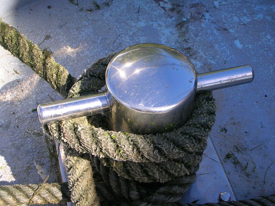 moorage, rope, string, nautical, boat, ship, sailing, metal HD wallpaper