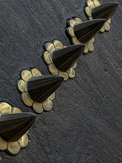 Door, Knobs, Handle, Doorknob, Wooden, metal, bronze, texture HD wallpaper