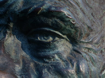 eye, view, hypnotic, hypnosis, statue, figure, bronze, bronze statue HD wallpaper