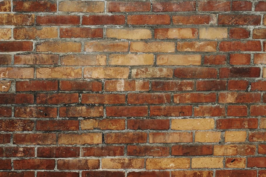 material, red, brick, backgrounds, brick Wall, wall - Building Feature HD wallpaper