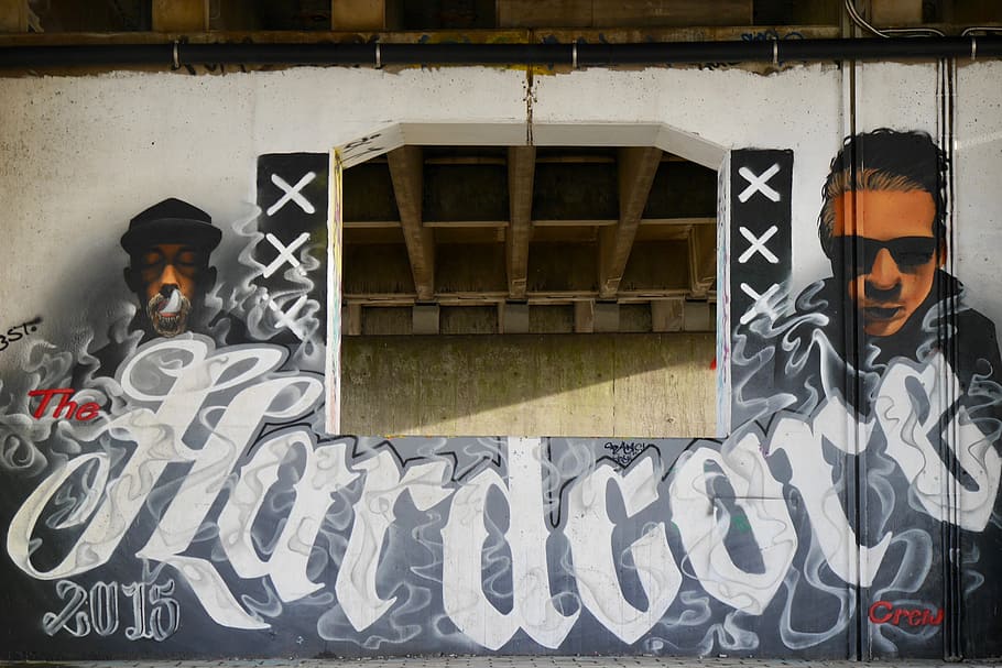 graffiti, amsterdam, the hardcore crew, 2015, urban, paint HD wallpaper