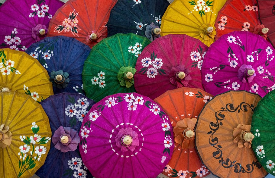 Typical Chinese Umbrella Decoration Mall Indonesia Stock Photo 2303757805 |  Shutterstock