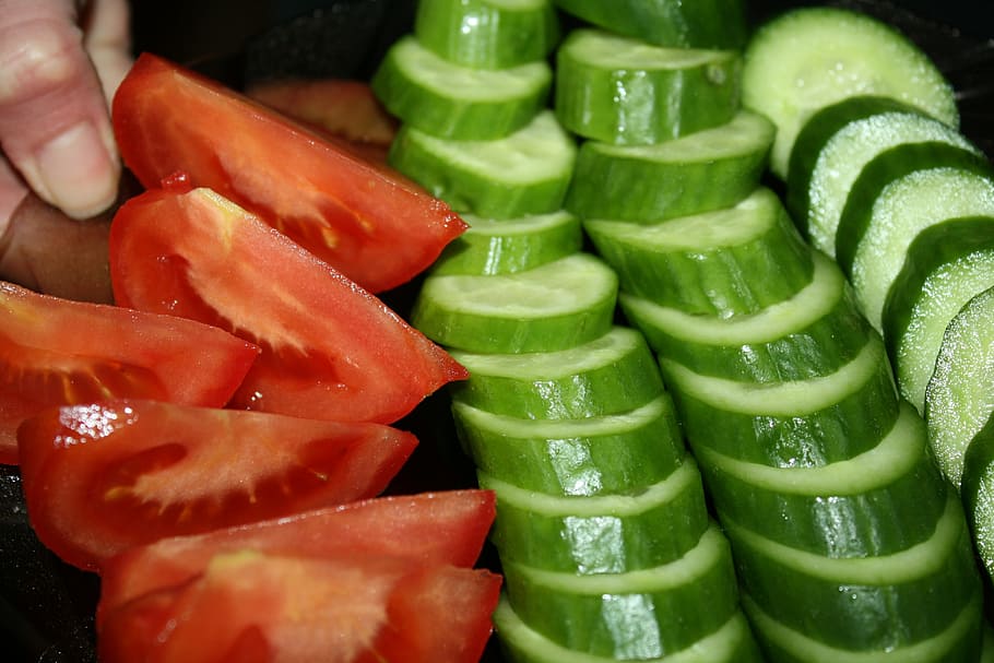 kitchen, salad, vegetables, delicious, use, nutrition, dish HD wallpaper