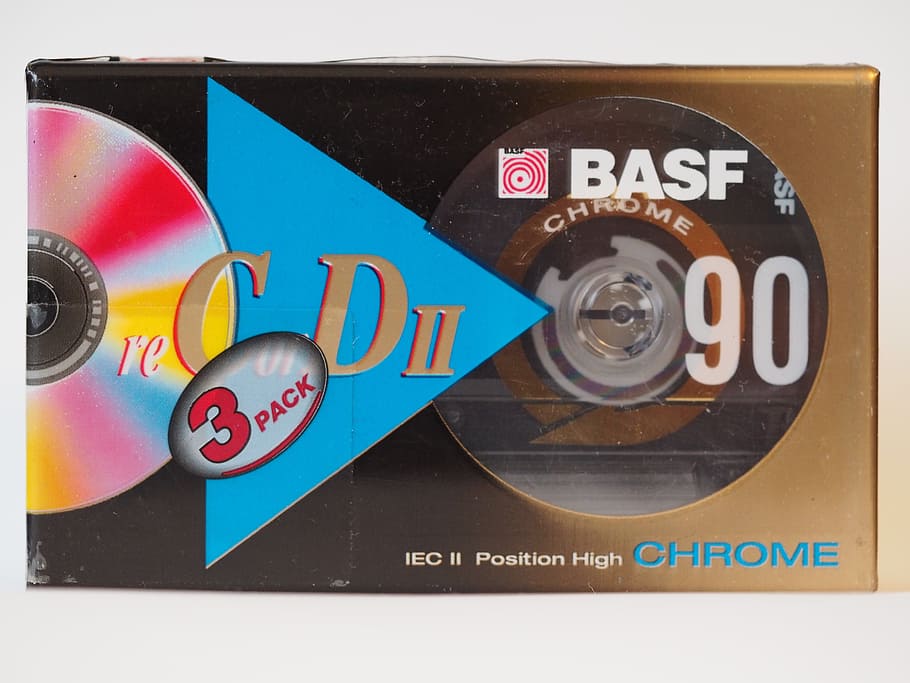 casette, compact casette, walkman, basf, music, analog, recorder HD wallpaper