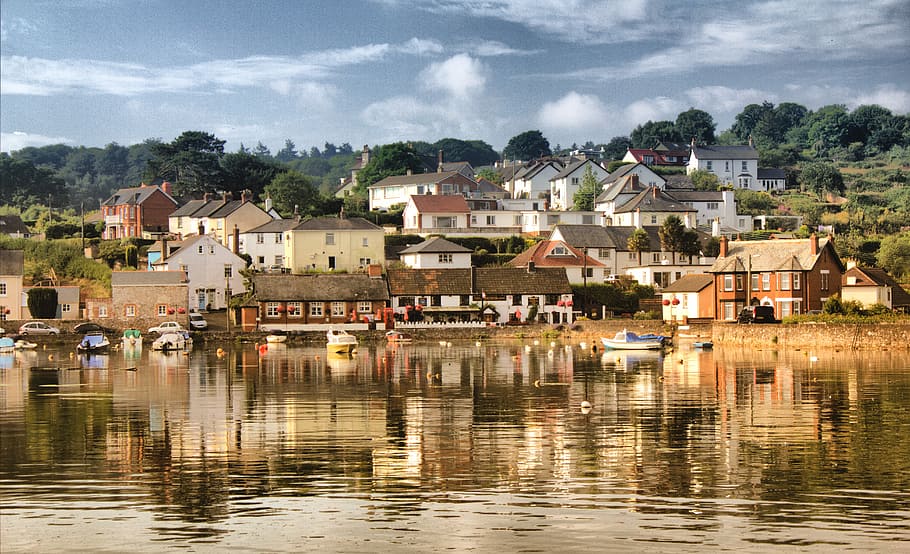 Cockwood, Harbour, Devon, Dawlish, Uk, cockwood harbour, beach, HD wallpaper