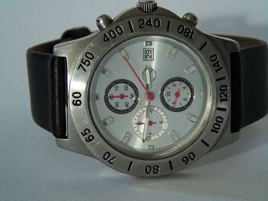 wrist watch, clock, time, time indicating, mens, analog clock HD wallpaper