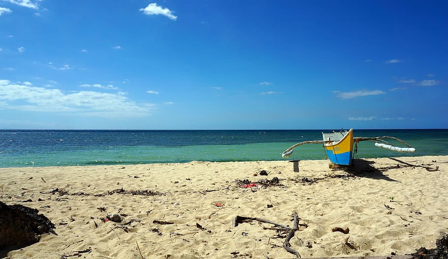 Beach, Ocean, Sea, Sea, Water, sky, summer, nature, travel HD wallpaper