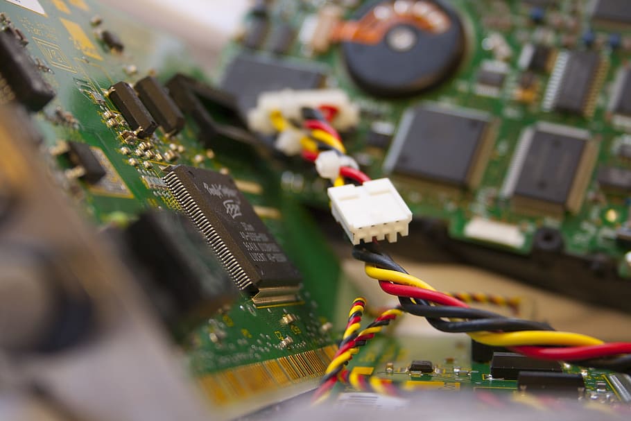 close-up photography of circuit boards, Computer, Map, Network, Card HD wallpaper