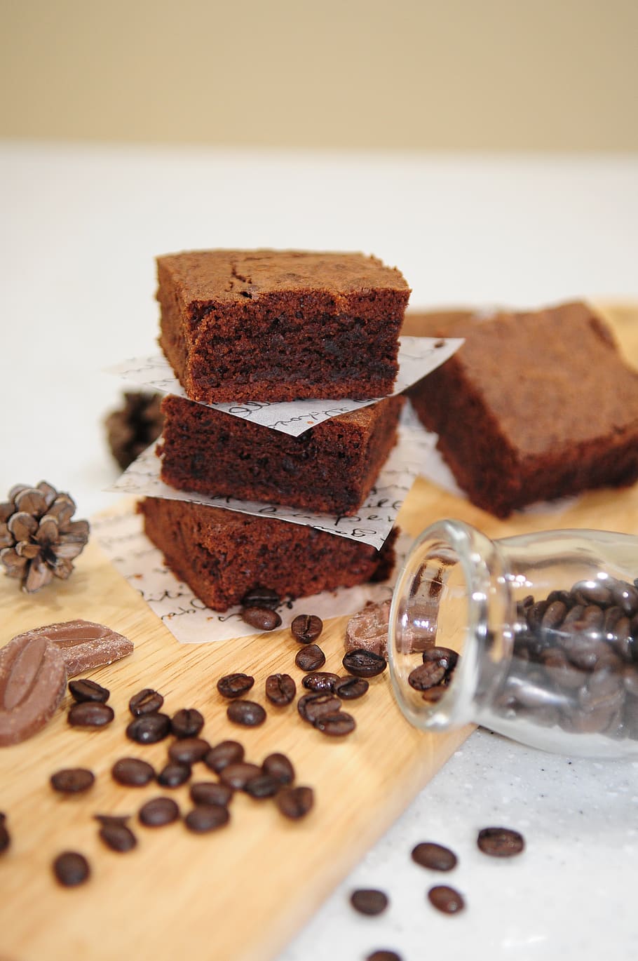 baking, brownie, dessert, coogee, table, snack, chocolate, sweet HD wallpaper