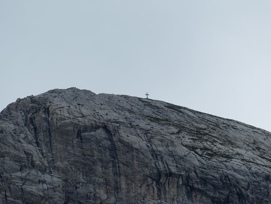 mountains, trueb, even, trist, mountain summit, summit cross HD wallpaper