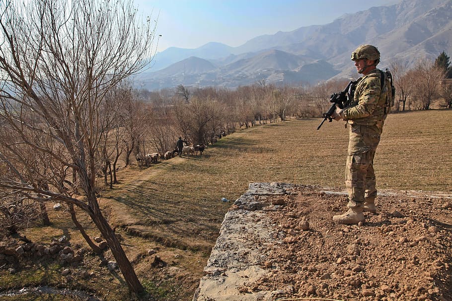 afghanistan, deployment, security, farm, village, patrol, mission HD wallpaper