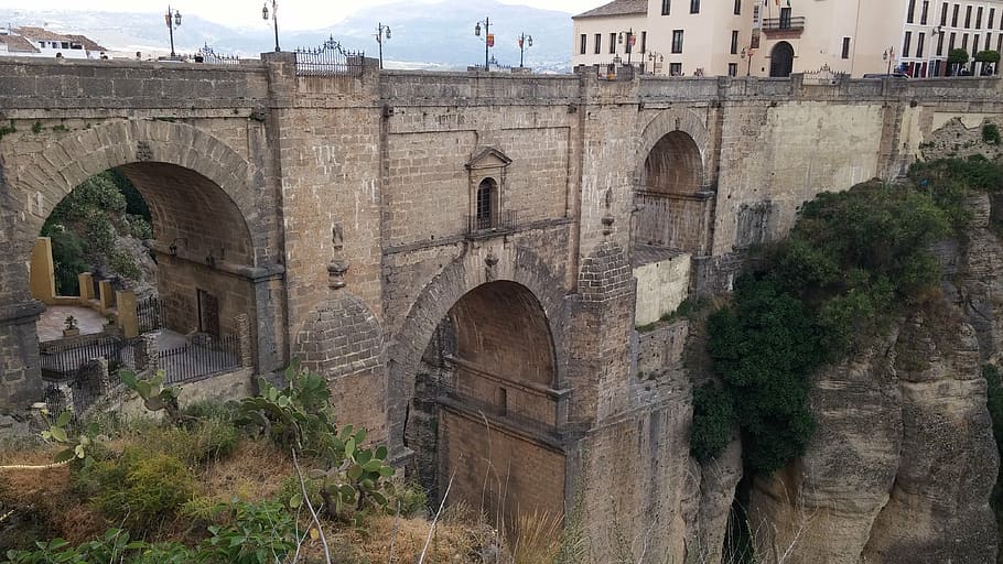tajo, architecture, bridge, construction, engineering, roman bridge HD wallpaper