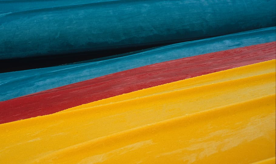 untitled, texture, red, yellow, blue, boat, line, watercraft HD wallpaper