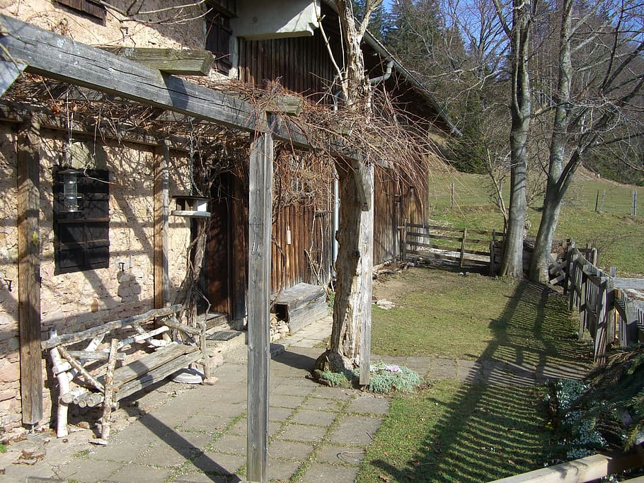 Alpe, Scale, Ostallgäu, senkelealp, crime, abandoned, spooky HD wallpaper