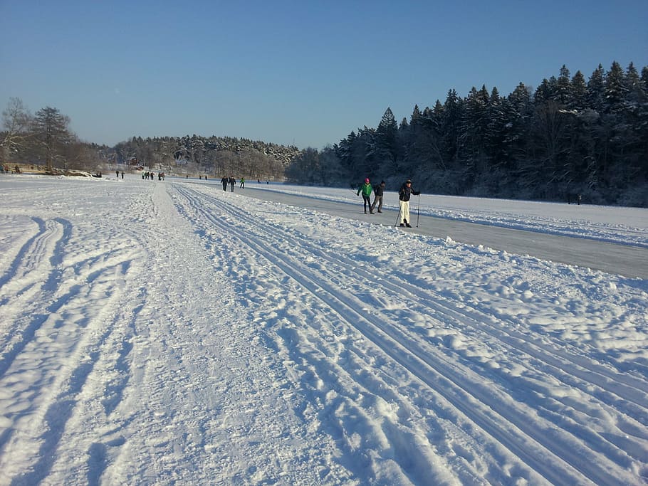 winter, snow, white, crystal, sport, outdoors, people, nature HD wallpaper