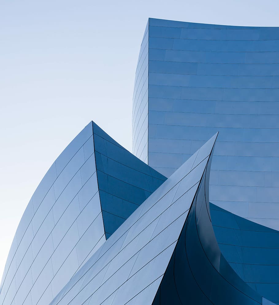 photo of 3-layer glass building, photo of high-rise building during daytime HD wallpaper