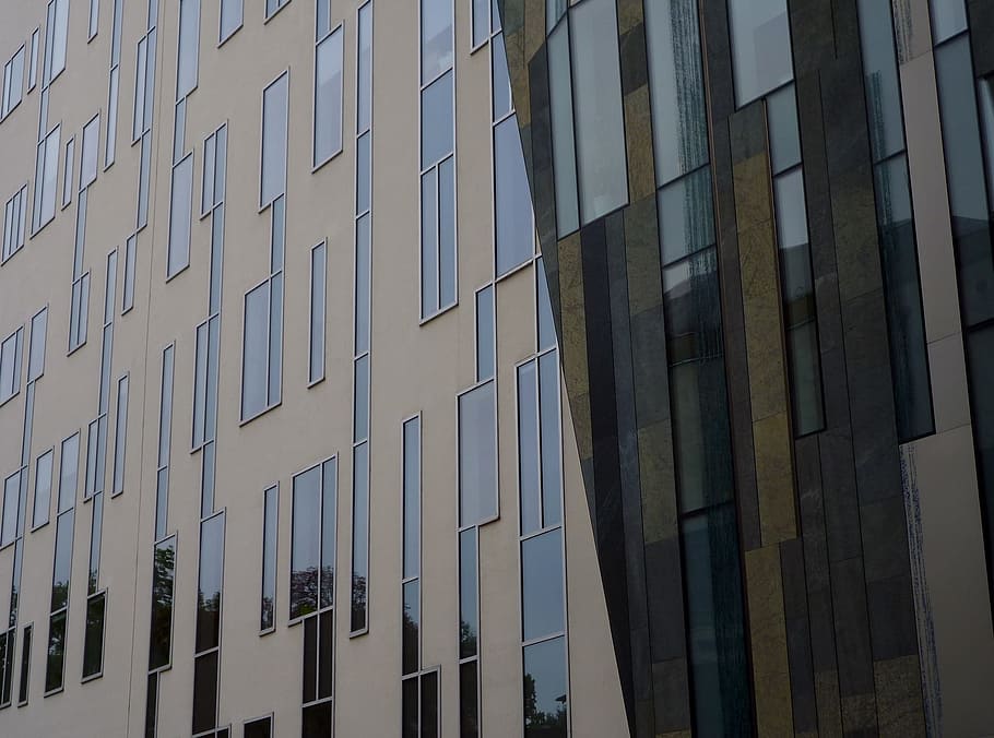 Stained Glass Window, Facade, Building, reflection, building exterior HD wallpaper