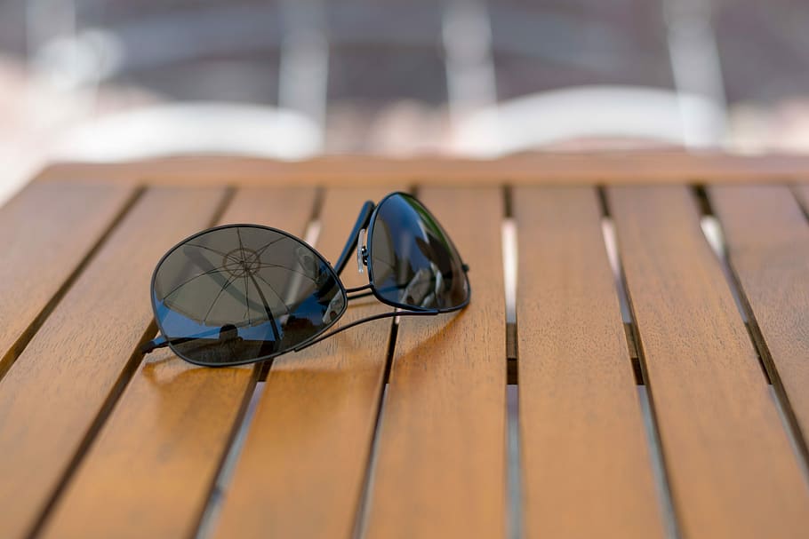 outdoors, summer, table, glasses, wood - material, no people HD wallpaper