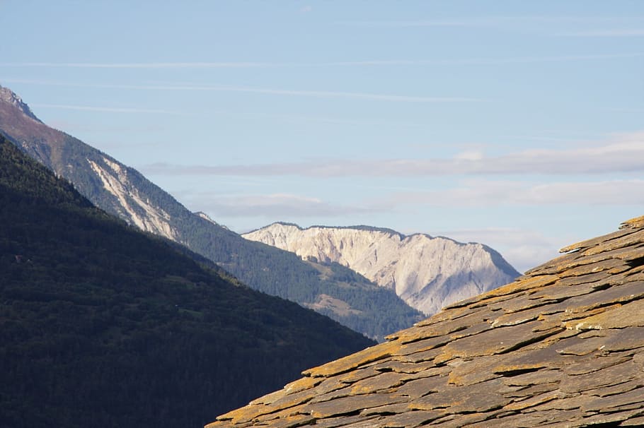 Ausserberg, Valais, Alpine, Mountains, switzerland, mountain range HD wallpaper