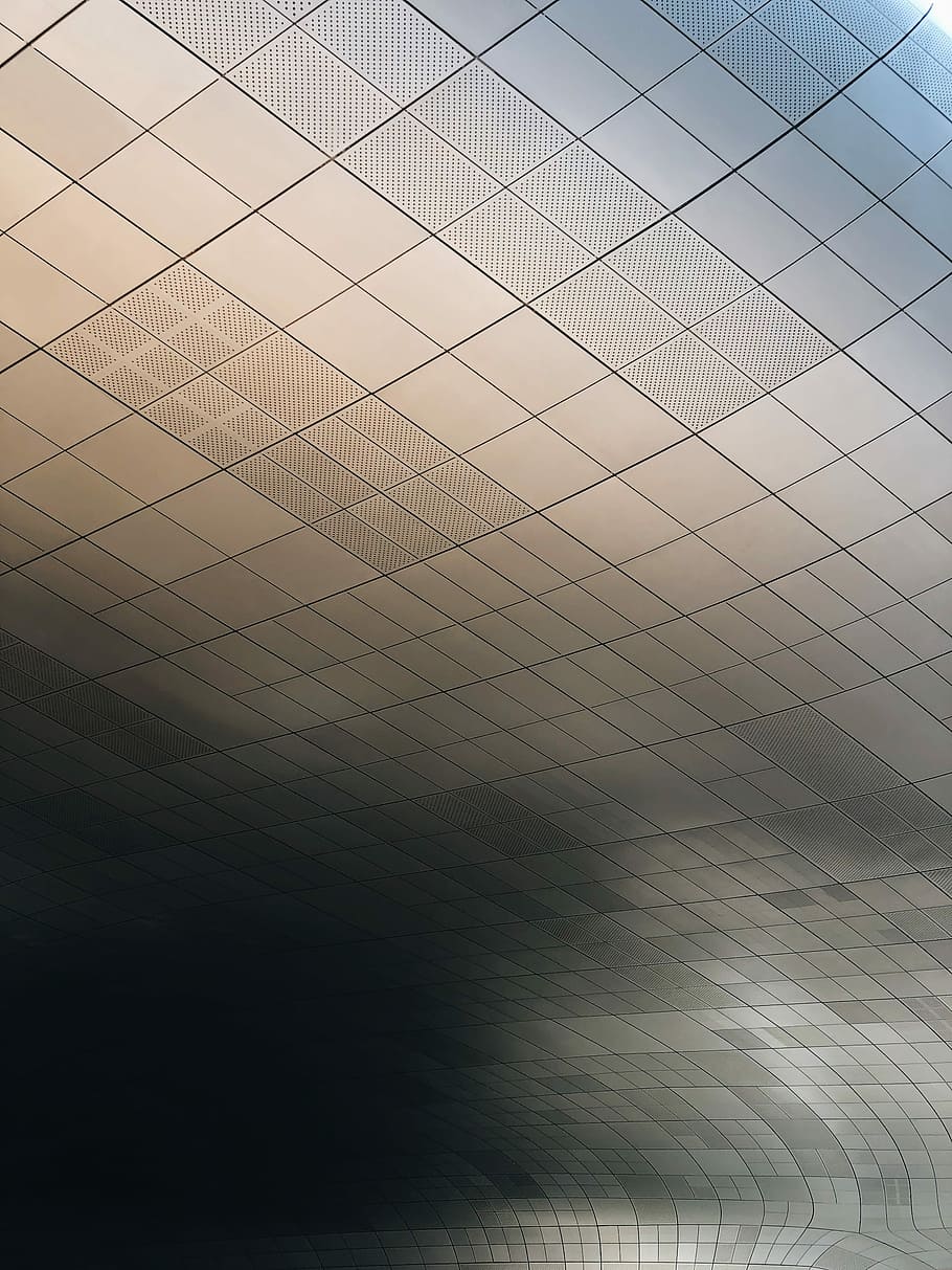 untitled, ceiling, architecture, building, pattern, minimal HD wallpaper
