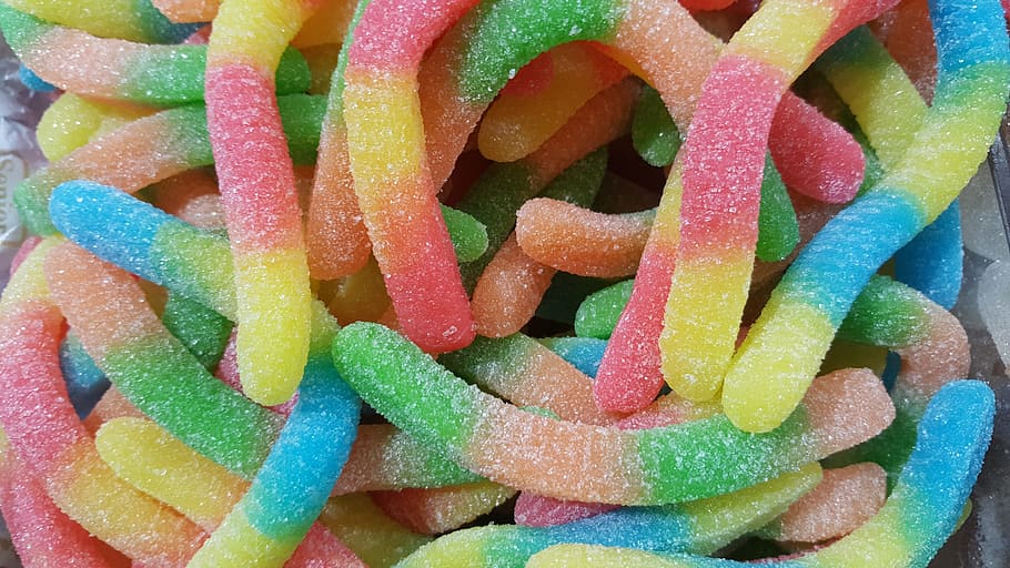 food, candy, sugar, refreshment, delicious, sweet, tasty, gelatin HD wallpaper