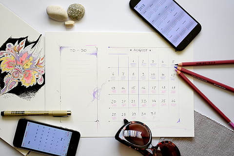 planner, planning, to-do, to do list, august, calendar, vacation HD wallpaper