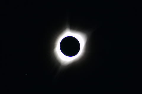 eclipse illustration, solar eclipse, sun, total, moon, science HD wallpaper