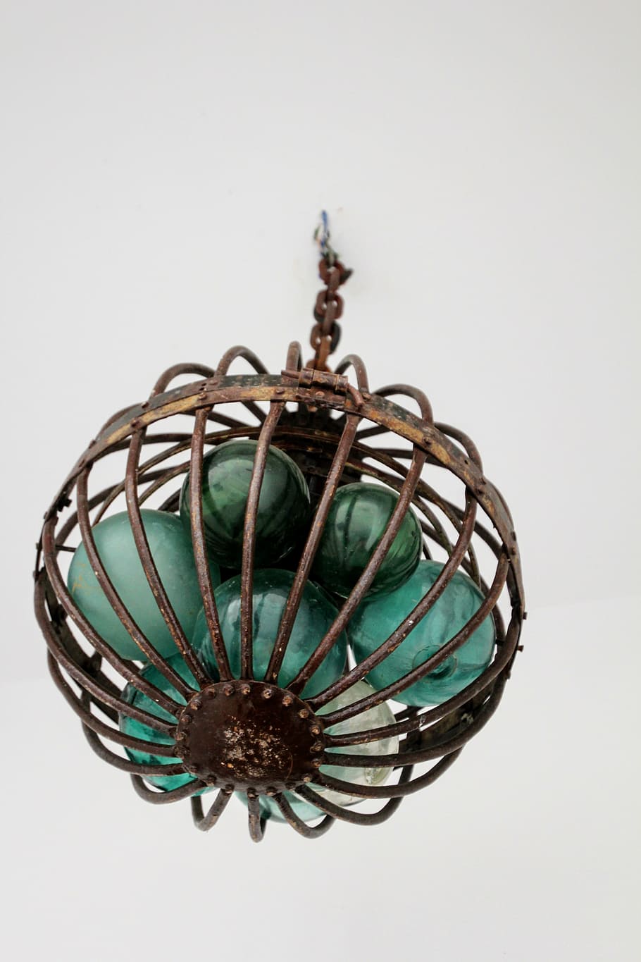 lamp, deco, decoration, ball, lighting, gartendeko, chandelier HD wallpaper