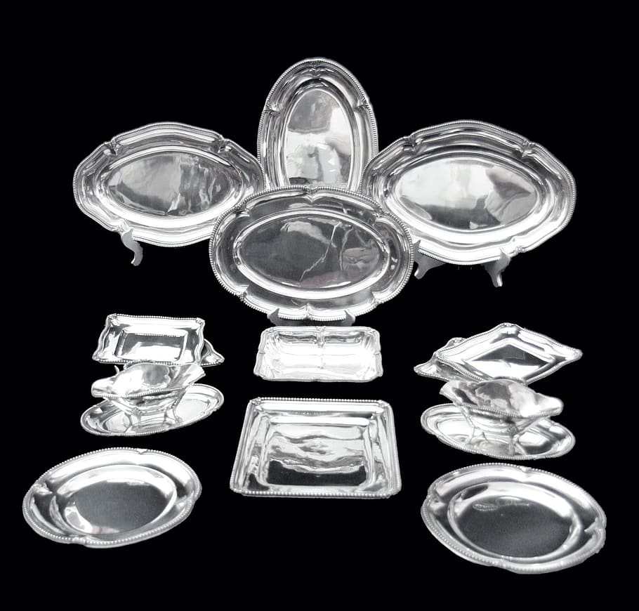 sterling silver flatware, sterling silver tableware, sterling silver candelabra HD wallpaper