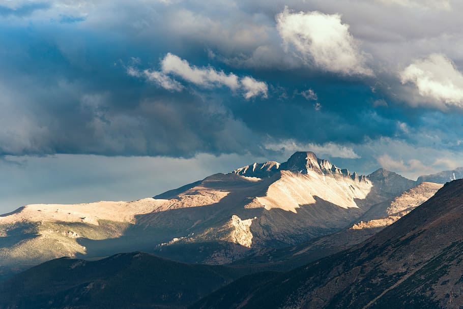 landscape photo of mountain, mountains covered with white snows during daytime photography HD wallpaper