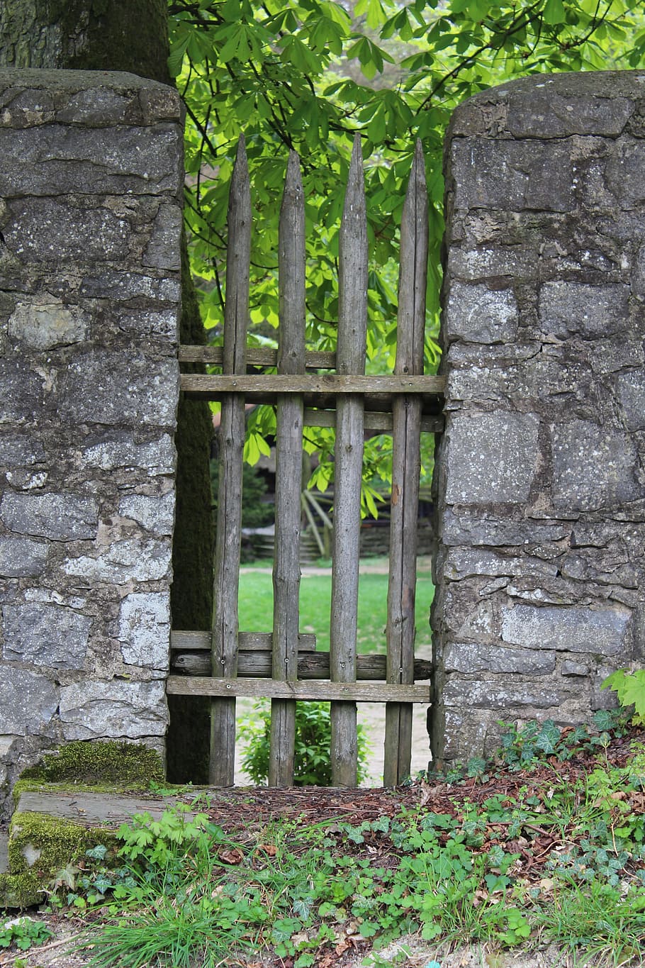 castle wall, goal, passage, closed, historically, output, blocked HD wallpaper