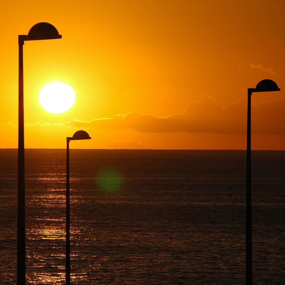 Sun, Light, Sunbeam, Lantern, sky, landscape, sunshine, abendstimmung HD wallpaper