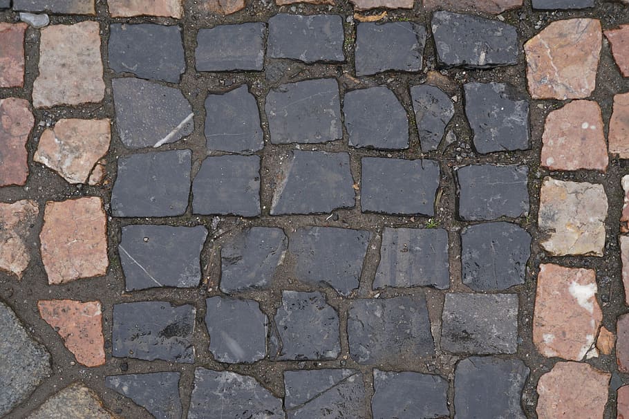 Textures, Stone, Background, weathered, structure, mosaic, colorful brick HD wallpaper
