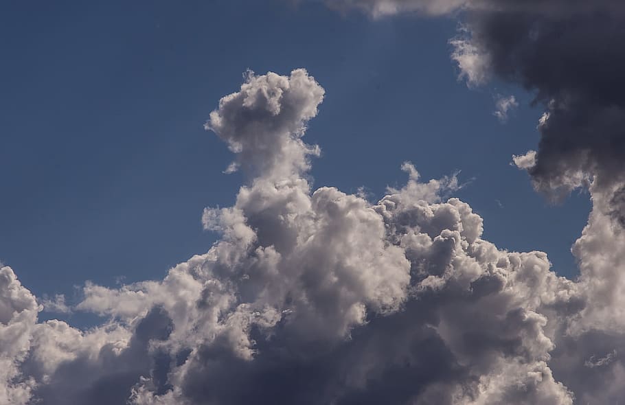 clouds, white, grey, blue, dramatic, weather, sky, australia HD wallpaper