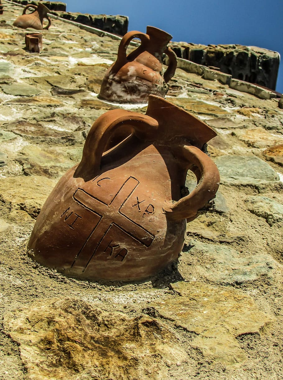 Pitcher, Potter, Ceramic, Traditional, cyprus, ayia napa, decoration HD wallpaper