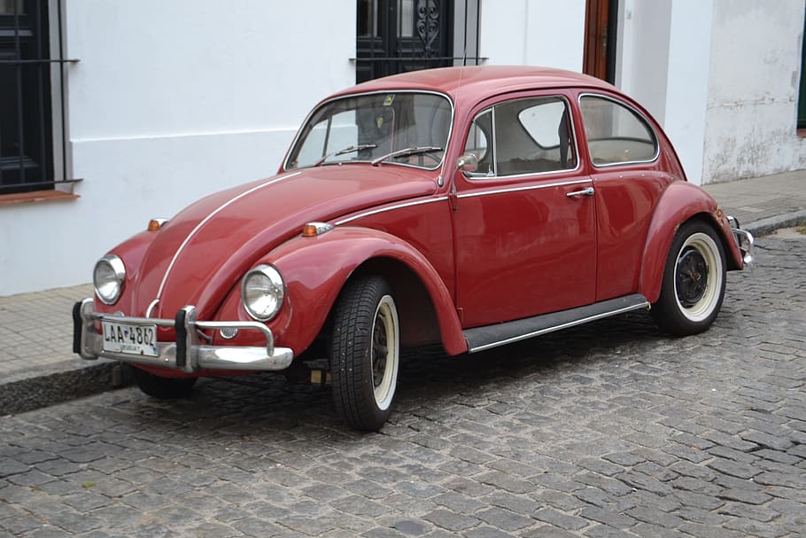 Vw Beetle, Auto, Classic, Oldtimer, car, old-fashioned, retro Styled HD wallpaper