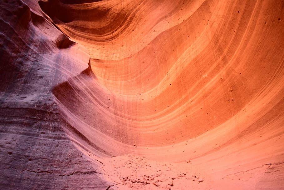 pattern, sand, sandstone, linear flow, antelope canyon, nature HD wallpaper