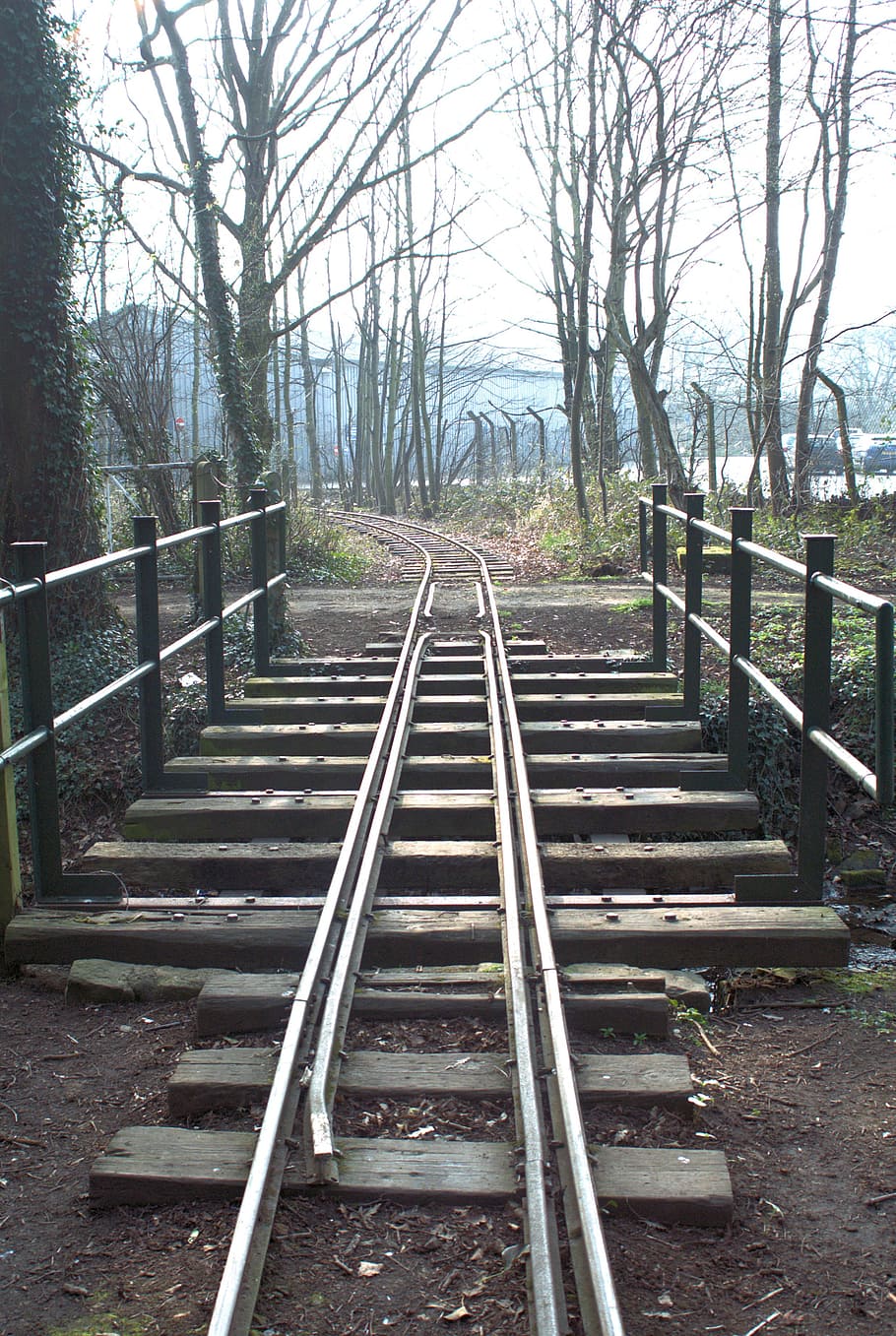 train track, outdoors, tracks, transit, journey, line, old HD wallpaper
