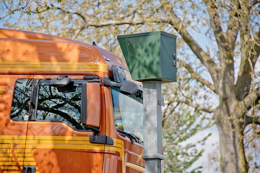 radar, speed trap, radar device, blitzer, blitzmaraton, truck HD wallpaper